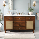 Bathroom Vanity With Sink, 5 Legs, Soft Close Drawers
