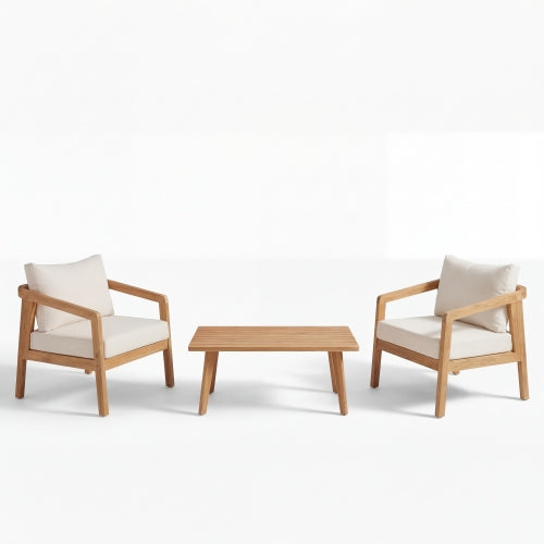Outdoor Patio Chair Set (Set of 3)
