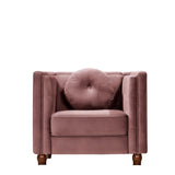 Chesterfield Accent Tufted Square Arm Side Chair