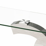 Dual C - Shaped Console Table