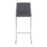 Fuji - Contemporary And Modern Elegance High Back Barstool