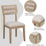 6 Piece Dining Set, Upholstered Chairs And Bench