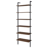 Owens 96" 6-Shelf Wall Bookshelf in Walnut