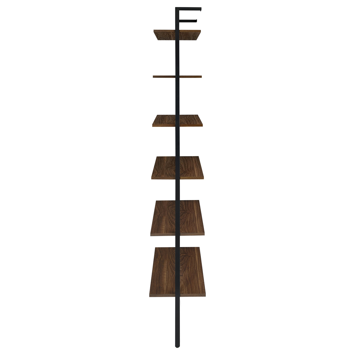 Owens 96" 6-Shelf Wall Bookshelf in Walnut