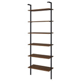 Owens 96" 6-Shelf Wall Bookshelf in Walnut