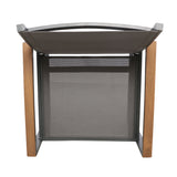 Aresha - Metal Outdoor Dining Armchair (Set of 2) - Gray