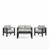Outdoor Patio Set With All-Weather Thick Cushions