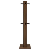 Rikkie Mid-Century Walnut Engineered Wood Coat Rack
