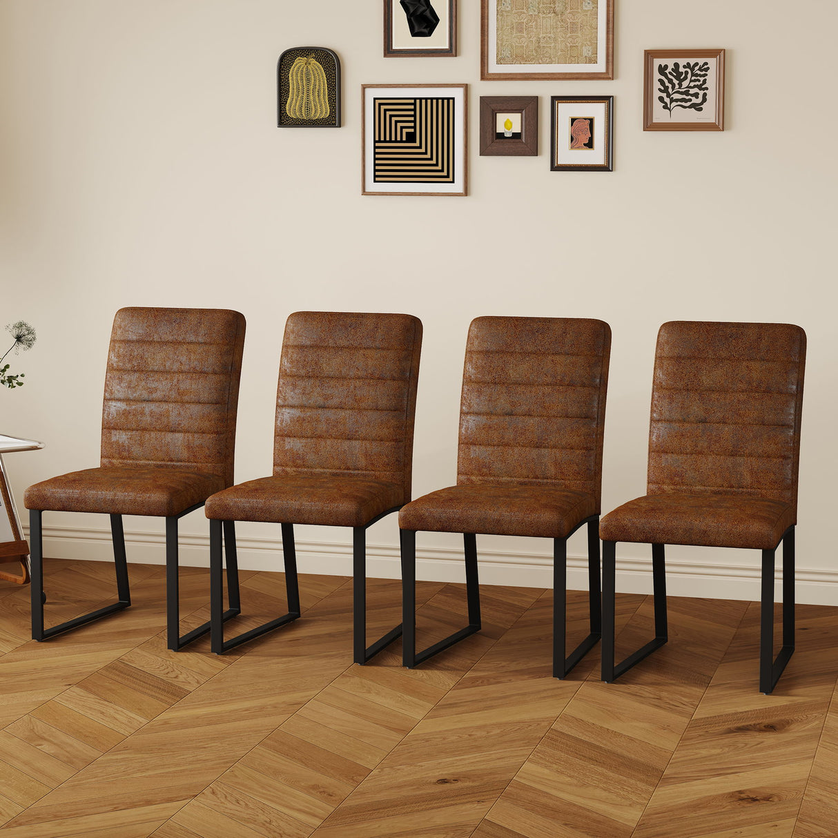 Oversized Square Design Dining Chairs For Home