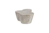 Velora - Indoor Outdoor Coffee Table - Oasis Concrete Finish
