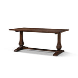 Whitmore - Trestle Dining Table - Dark Brown