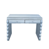 Console Table With 2 Drawers For Living Room - Silver