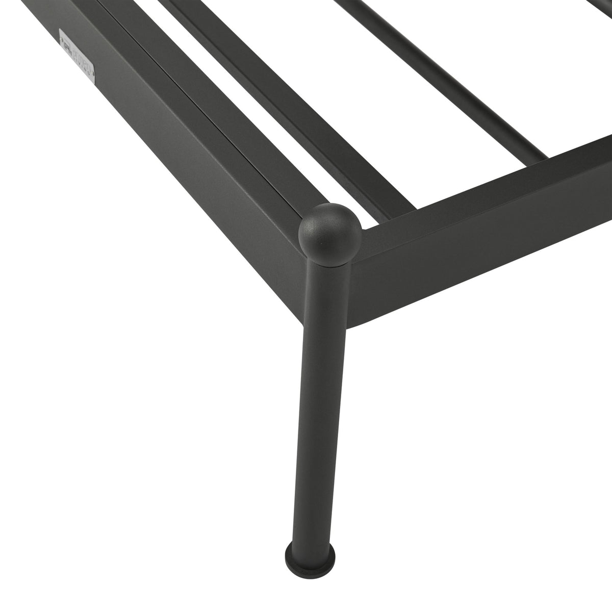 Leni - Outdoor Lounge Chaise With Cushions And Powder Coated Aluminum Frame - Moonveil / Warm Gray