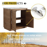 Freestanding Bathroom Vanity With Sink & 2 Soft Close Doors