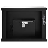 Gilmore Mirrored Freestanding Electric Fireplace, Silver