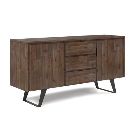 Sideboard Buffet Dining Cabinet Industrial Wood Storage 60x30in