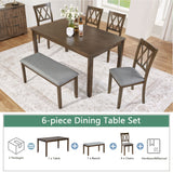 Modern Dining Set With Upholstered Chairs