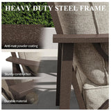 Patio Furniture Set With Coffee Table And Cushions For Backyard