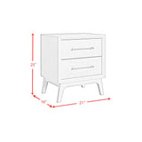 Westland - 2-Drawer Nightstand - Almond