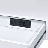 Coleen - High Gloss Writing Desk With USB
