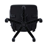 Ergonomic Height Adjustable Office Chair With Armrest - Black