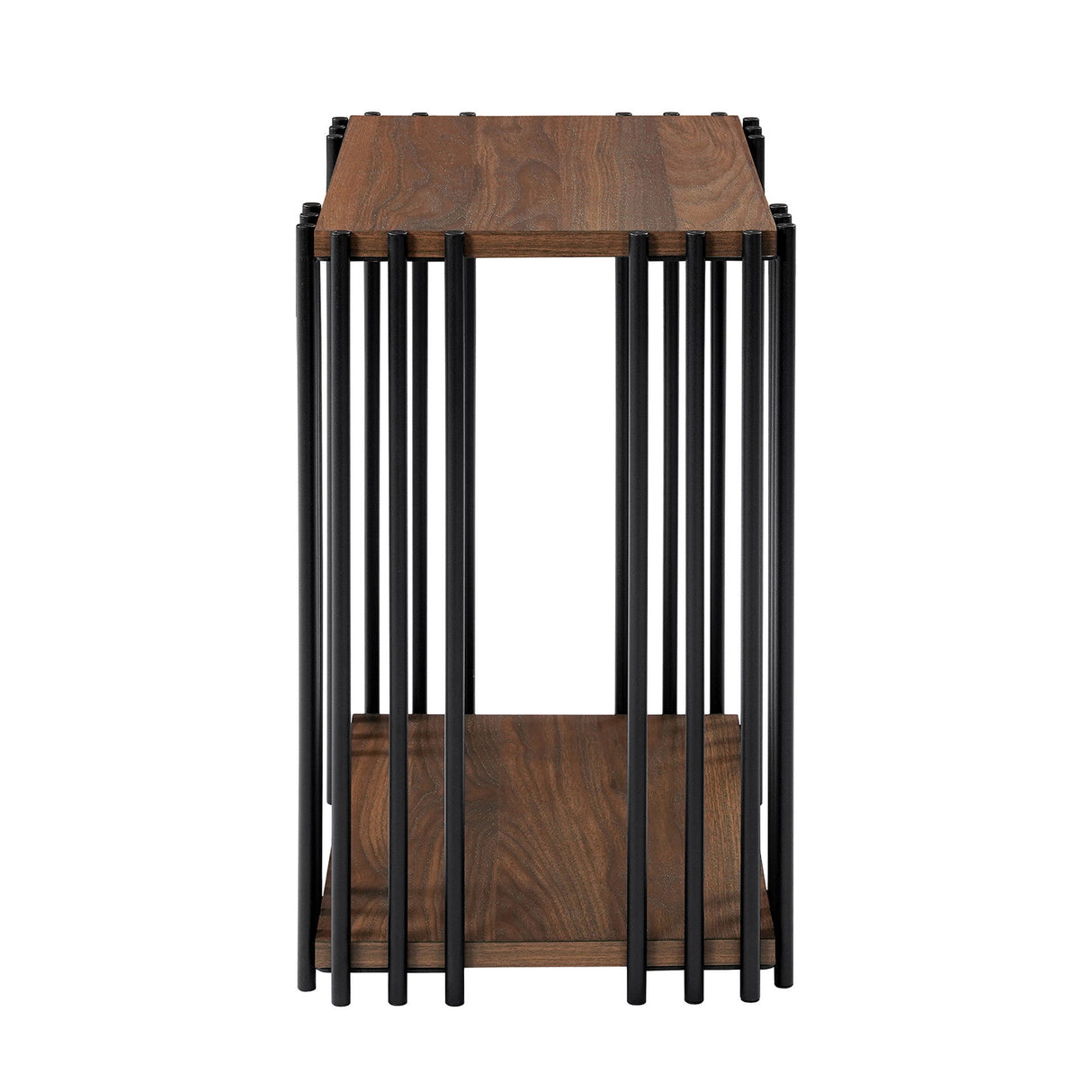 Vertex - Rectangular 3 Piece Occasional Set (1 Coffee & 2 End Tables) - Brown / Black