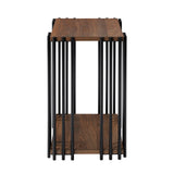 Vertex - Rectangular 3 Piece Occasional Set (1 Coffee & 2 End Tables) - Brown / Black