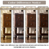 Console Table, Entryway Sofa Table With 4 Storage Drawers And Open Shelf - Espresso