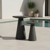 Nyima - Indoor Outdoor 2-Piece Table Set - Charstone Concrete Finish