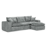 Sectional Sofa With Moveable Ottoman