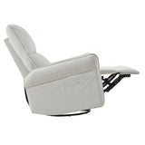 270° Power Swivel Rocker Glider Recliner Chair With USB Ports