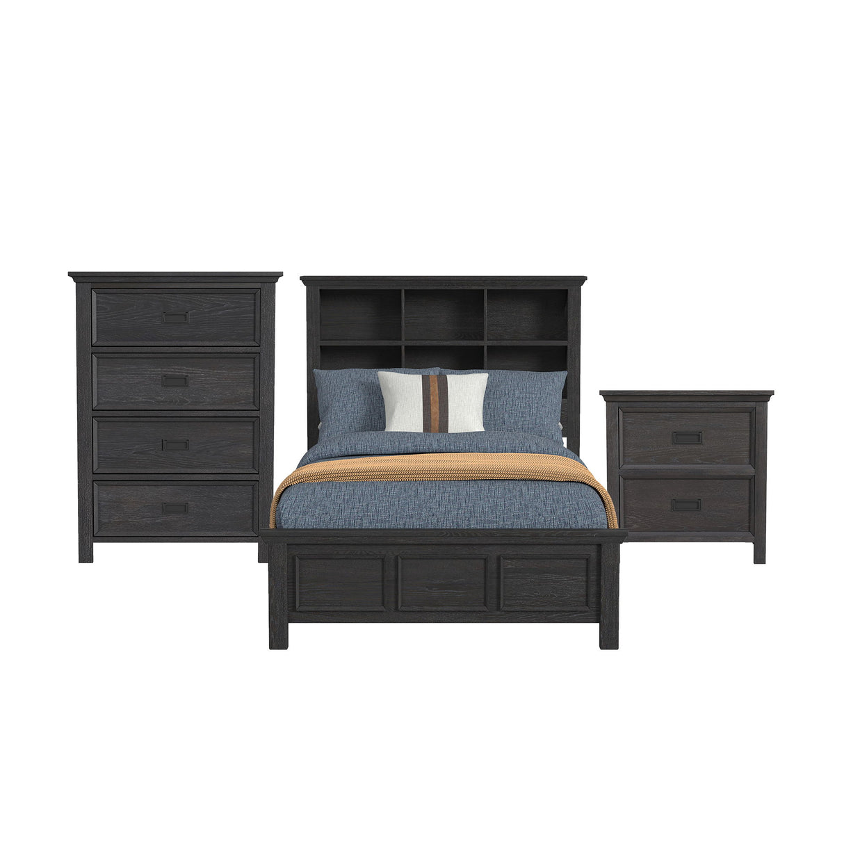 Hampton Kids - Bookcase Bedroom Set