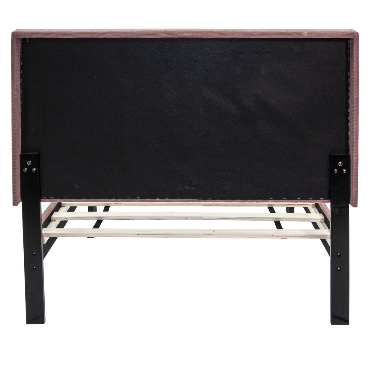 Bed With Channel Tufted Adjustable Headboard