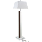 Echolls - Lamp With Scalloped Accents And Mirror Detail