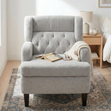 Modern Tufted Upholstered Accent Chair For Living Room