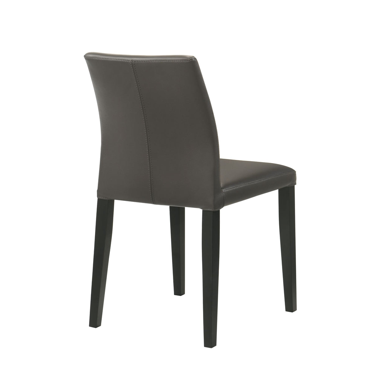 Elyza - Full Back Top Grain Leather Upholstered Wood Dining Chairs (Set of 2)