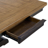 Montrose - Dining Table With 20" Leaf - Espresso And Brown