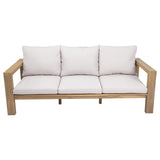 3 Seater Patio Set, Outdoor Sofa & Coffee Table Set