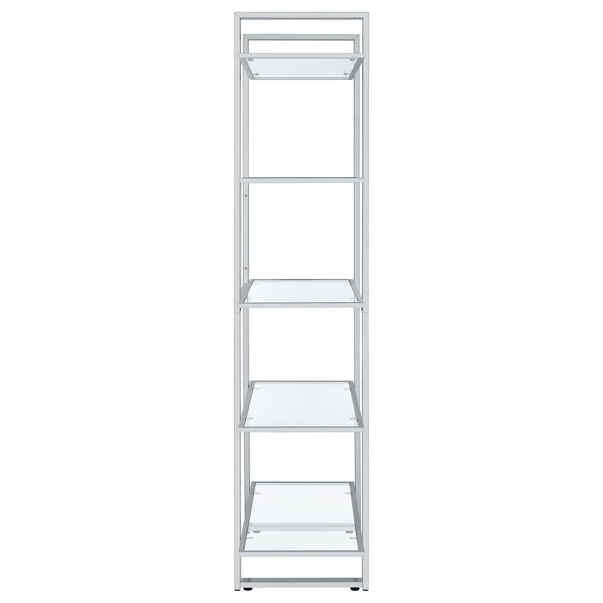Colfax - 5 Shelf Bookshelf - Clear