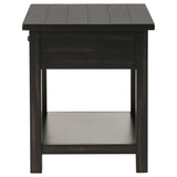 Castleton - 1 Drawer Wood End Table With Shelf