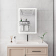 Bathroom Medicine Cabinet With Lights, LED Medicine Cabinet With Mirror, Lighted Medicine Cabinet With Defogger - Medicine Cabinets - Alpine Outlets