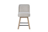 Pagosa - Counter Height Swivel Stool (Set of 2) - English Knotty Oak / Gray