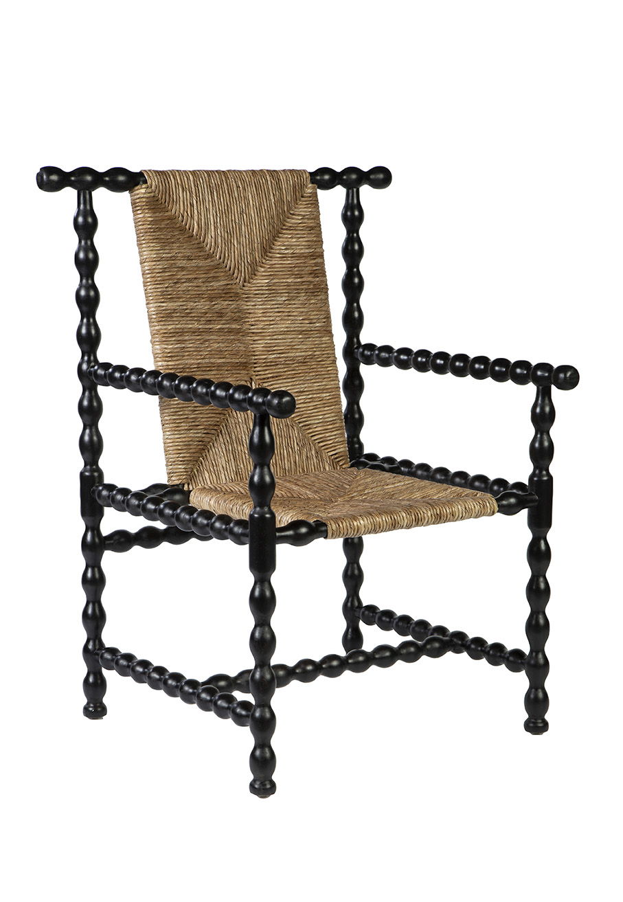 Wichita - Occasional Chair (Set of 2) - Black / Light Brown