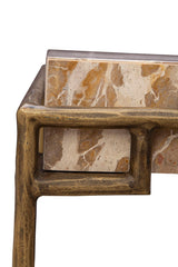 Nala - Coffee Table - Beige / Gold