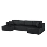 U - Shaped Modular Sectional Sofa For Living Room