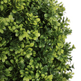 22" Artificial Topiary Boxwood Ball Trees for Outdoor Front Porch, 2pcs/set