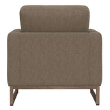 Accent Chair With Track Arm Design