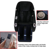 SL Type Pulley Guide, 2D Motor-Massage Manipulator-Space Saver Design, Track Sliding Zero Gravity Multifunction Massage Chair - Black - Massage Chairs - Alpine Outlets