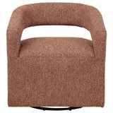 Brillia - Swivel Accent Chair - Burgundy