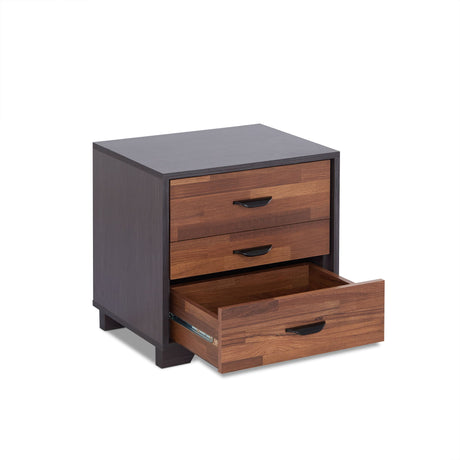 Eloy - Accent Table - Walnut / Espresso - Accent Nightstands - Alpine Outlets